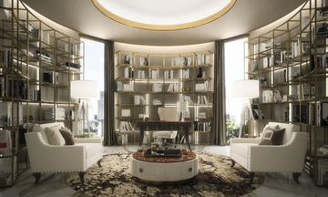 OSCAR - Fabric armchair with armrests by Guerra Vanni - view 3